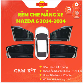 Rèm Che Nắng Loại 1 Chính Hãng Mr Ô Tô ,Thiết Kế Cho Xe MAZDA 6   . Bảo Hành 24 Tháng - Chống Tia UV