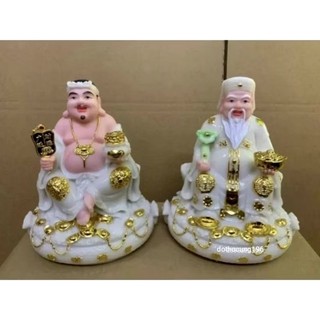 bộ tượng Thần Tài thổ địa đá