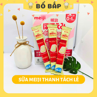Sữa Meiji Thanh Hộp 30 Thanh, TÁCH LẺ Thanh 27g Nội Địa Nhật - Bố Bắp Store