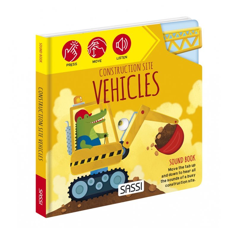 Sách Âm Thanh Constructions Site Vehicles - Sassi | BOOKMEDI