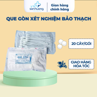 Que gòn Bông gòn Que xét nghiệm Bảo Thạch 20que.