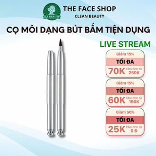 Cọ môi trang điểm đầu cọ nhỏ lông mềm mại dể sử dụng sang trọng gọn gàng The Face Shop One Touch Lip Brush