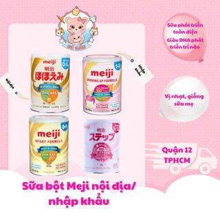 Sữa Meiji NHẬP KHẨU/ NỘI ĐỊA Nhật Lon/ Thanh Số 0-1 & 1-3 800g