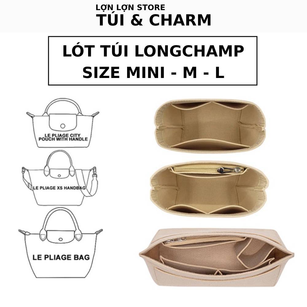 [Chỉ phù hợp túi LC] Lót túi Longchamp giữ form đựng đồ tiện lợi nhiều ngăn phụ kiện túi