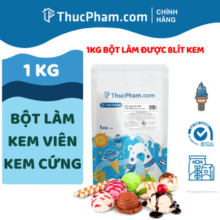 Bột Làm Kem Viên Thủ Công Cho Người Ăn Ngọt Nhiều, Ngọt Ít Hoặc Kiêng Đường - Không Cần Máy Làm Kem - ThucPhamCom