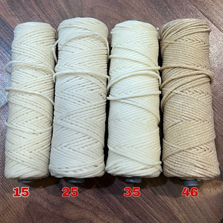 Bấc chuốt sáp chưa bấm đế size to loại tốt nhiều size (100g)