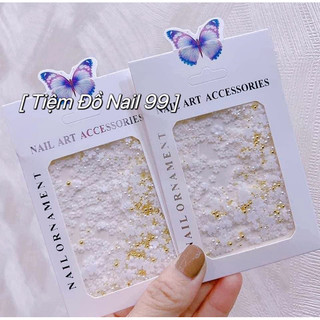 Charm hoa nhí gắn móng , charm hoa sứ trang trí nail siêu xinh