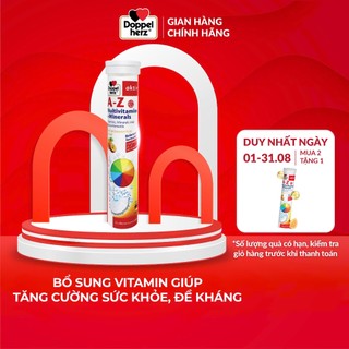 Viên sủi vitamin tổng hợp Doppelherz A-Z Fizz Multivitamins and Minerals (Tuýp 13 viên)