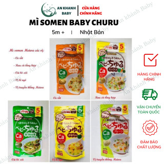 Mì Somen baby Churu bổ sung canxi cho bé date t4-5/2026