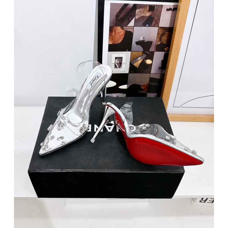 [SIÊU PHẨM] GIÀY BAL MICA GẮNG PHALE ĐÁ SIÊU SANG GÓT NHỌN 9 PHÂN TÔN DÁNG