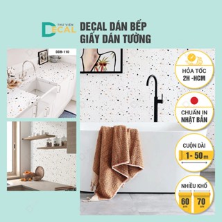 Giấy Dán Bếp TVDC DGB-110 Decal Dán Tường Nhà Tắm Chống Thấm Nước, Dễ Lau Chùi