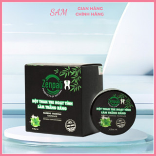 Bột Than Tre Zenpali 50g hoạt tính tác dụng làm trắng răng