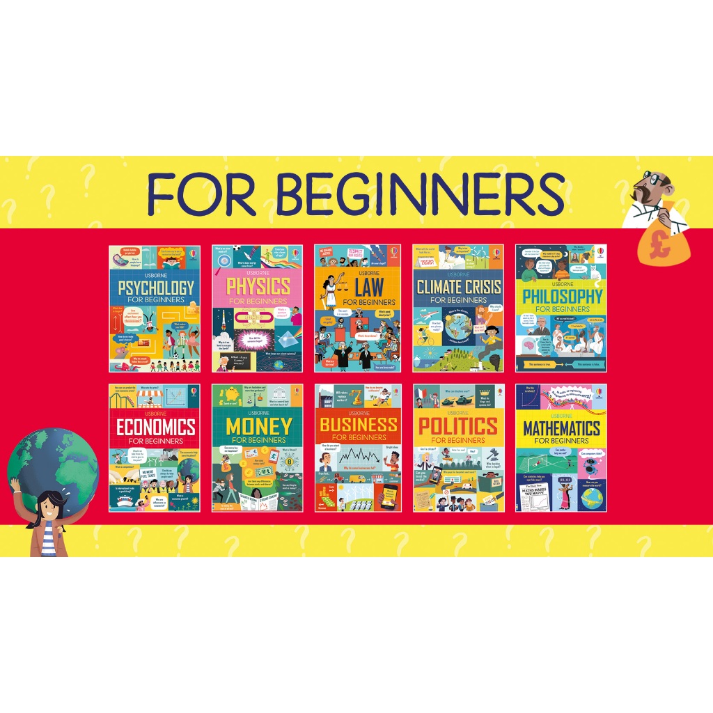 [BẢN MỚI NHẤT]  Usborne For Beginners (Usborne Ti.ề.n tệ) - 11 Books| Bản Nhập Khẩu