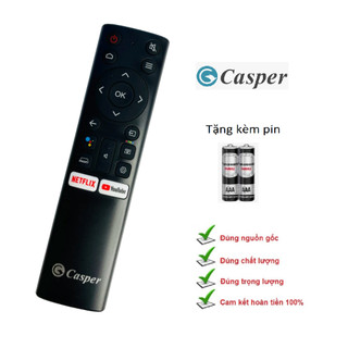 Remote điều khiển tivi Casper bằng giọng nói - Điều khiển TiVi Casper smart