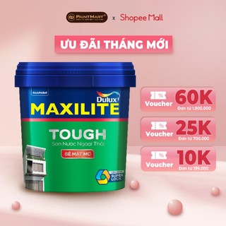 Sơn nước ngoài trời maxilite tough 28c 15 lít bề mặt mờ