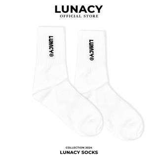 Vớ unisex 100% cotton logo lunacy brand chính hãng