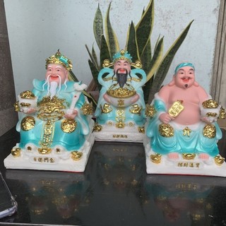 Bộ tượng thần tài thổ địa .thờ cúng.🙏