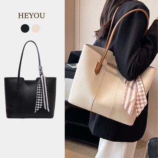 Túi xách nữ công sở, túi tote da đựng vừa laptop, A4 có khóa kéo chắc chắn kèm khăn lụa ví nhỏ HY14