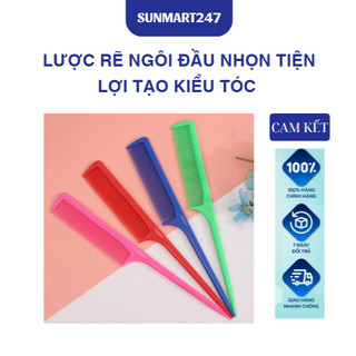Lược rẽ ngôi đầu nhọn tiện lợi tạo kiểu tóc sunmart24h
