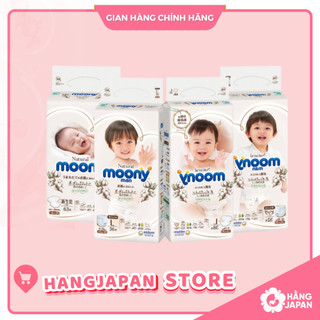 Tã bỉm Moony Natural nội địa Nhật bỉm cho bé dán quần NB63 S58 M48 L36