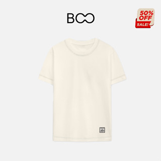 Áo Thun BOO Unisex Form Regular Cotton 100% Đính Patch Gấu Áo Dễ phối đồ