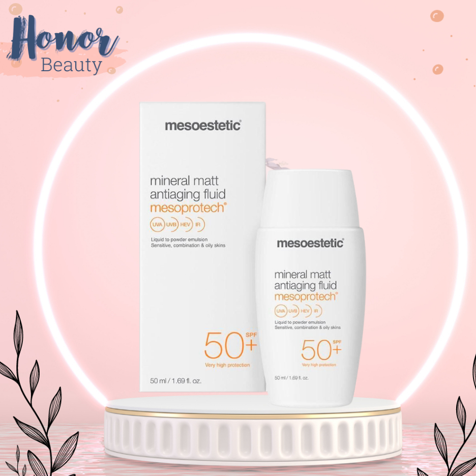 [Mẫu mới 2024] [ Chính Hãng] Kem chống nắng Mesoestetic chống lão hóa spf 50 50ml