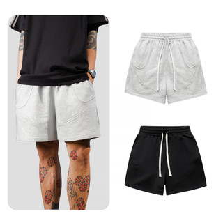 Quần short nam phom rộng MIST vải nỉ chân cua CAPMAN CLUB, quần đùi nam trên gối