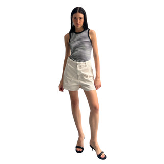 Làminapparel - làminapparel sleeveless striped top - áo ba lỗ nữ hoạ tiết kẻ sọc ngang
