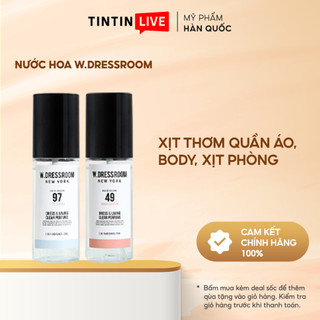 Nước Hoa Body Mist W Dressroom 70ml Season 2 Hàn Quốc - Xịt Thơm Quần Áo, Body, Phòng Lưu Hương Lâu