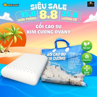 [HÀNG CHÍNH HÃNG] Gối cao su Kim Cương Ovany kích thước 40x60