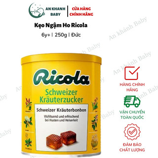 Kẹo ngậm thảo mộc giảm ho Đức Ricola 250gr/hộp date T9/2026
