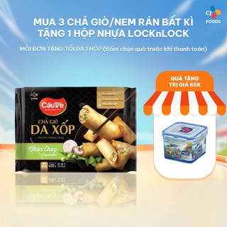 [Tặng hộp nhựa khi mua 3] Chả giò Cầu Tre da xốp - Chả giò chay 400g (Thực phẩm Chay)