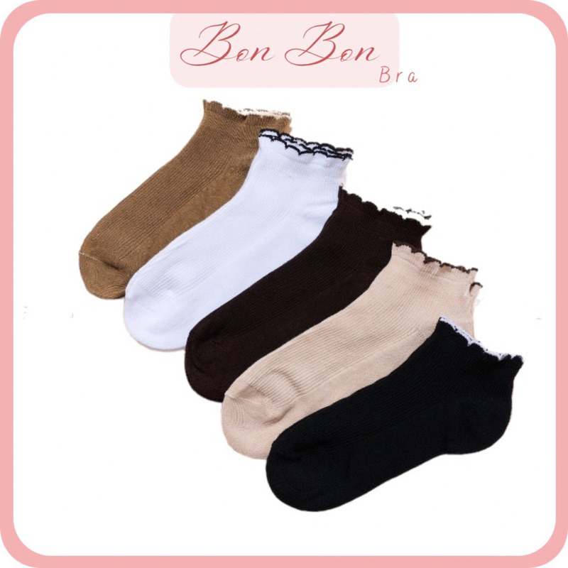 Tất Cổ Bèo Nữ Ngắn Cổ Tiểu Thư