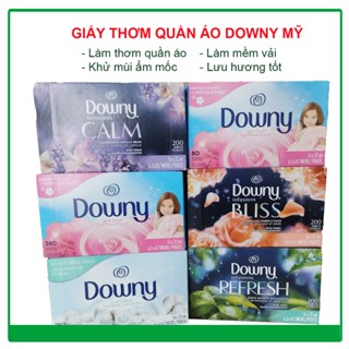[Full box] Giấy thơm quần áo Downy  Bliss, Refresh, Calm, Cool Cotton, April Fresh