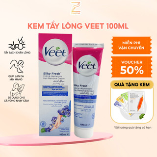 Kem tẩy lông triệt lông VEET 100g tẩy lông nách, tay, chân hiệu quả ZENTOP