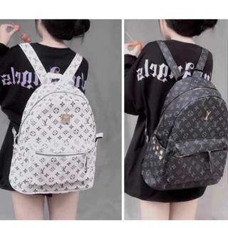 Balo hoa nâu size 40 đi học đựng vừa sách vở A4 DUYÊN CƯỜNG66888