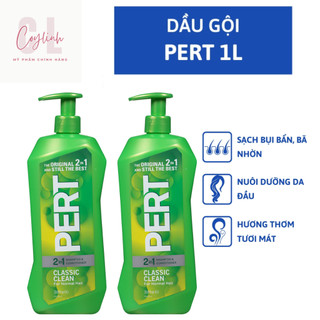 Dầu Gội Sạch Da Đầu PERT Plus Classic Clean 2in1 - 1000ML