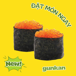 Gunkan sushi trứng cá chuồn