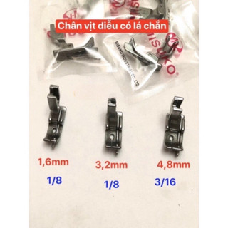 chân vịt diễu mí có lá chắn máy may công nghiệp-chân vịthãng míuko-phụ liệu may mặc