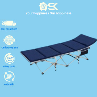 Giường xếp văn phòng, du lịch - giường gấp văn phòng cao cấp khung thép sơn tĩnh điện cao cấp, chịu lực