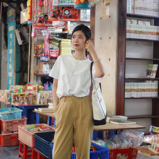 Áo phông cộc tay trơn cotton 100% co dãn 4 chiều - Meely