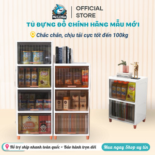 Tủ Nhựa Đựng Đồ Mẫu Mới 2024, Tủ Đựng Đồ Dày Dặn Nhựa Trong Đen Sang Trọng , Tủ Chính Hãng Chịu Tải 100kg - HX001