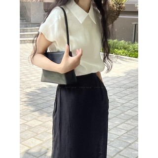 Áo sơ mi nữ Merci chất liệu voan tơ, thiết kế áo kiểu thanh lịch cho nữ by LYLY LALA