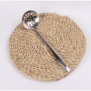 Muôi lỗ inox múc topping, ăn lẩu, đồ ăn, chè, trà sữa