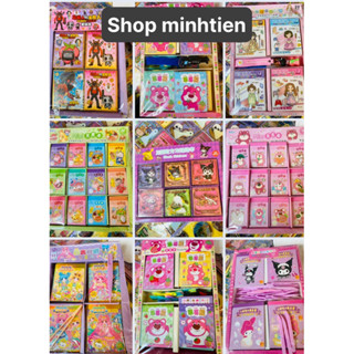 sỉ hộp sổ dán sticker các mẫu đa dạng nhiều hình