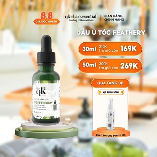 Dầu ủ dưỡng tóc feathery handmade | kích mọc tóc làm dày tóc làm phồng chân tóc dưỡng ẩm da đầu thảo mộc