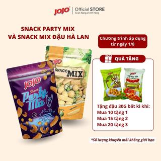 Combo 5 snack mix jojo vị đậu hà lan và snack party mix loại 70g