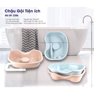 (Freeship)Chậu gội đầu tại giường cho bà bầu, trẻ nhỏ, người già