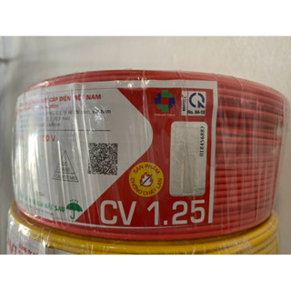 Cadivi - Dây điện Cadivi 1.25 đơn lõi 7 sợi cv1.25 (cuộn 100 mét)