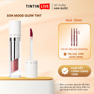 Son bóng hỗ trợ dưỡng ẩm, làm mềm môi và căng mọng Forencos Mood Glow Tint 4g - TinTin Live